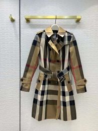 Mulheres Trench Coats Primavera Outono Milan Runway Lapela Pescoço Manga Longa Lazer Sobretudo e Marca de Moda Mesmo Estilo Mulheres Jaquetas Designer