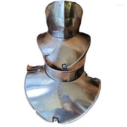 Stage Wear European Mediaeval Armour Gothic Throat All-inclusive Neck Iron Chin Can Be Shoulder-mounted Postage.