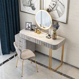 Designer luxury dresser Nordic Furniture Solid Wood Table Modern Minimalist Dressing Storage Unit chair mirror cabinet 2022 New Be303W