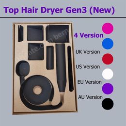 EU US UK Version 3rd Generation 3 No Fan Hair Dryer HD03 Professional Salon Tools Blow Dryers Heat Fast Speed Blower Hairdryer240k