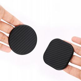 Carbon Fiber Vehicle Car Cup Holder Mats Non-slip Pads Water Cup Bottle Holder Anti-slip Pad Mat306f