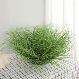 Decorative Flowers 20pcs Artificial Grass 7-pitch Flower Spring Plant Wall Green Ornament Simulation Arrangement Gardening Decor