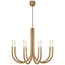 Chandeliers Modern Chandelier Lighting Suspended Ceiling Light Brass Black El Bedroom Luxury Hanging