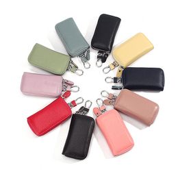 Fashion Luxurys Coin Wallet Letter Printing Keychain Metal Chain Handmade Unisex Designer Men's and Women's Pendant Keycase Wallet Accessories