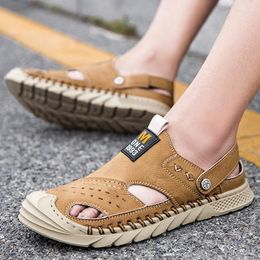 Sandals High Quality Brand Men's Hollow Out Beach Shoes Breathable Fashion Casual Outdoor Camping Summer