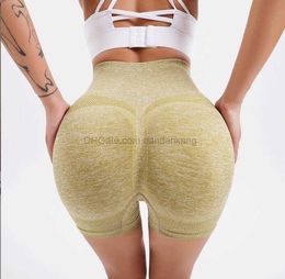 Fitness Apparel Women Seamless Yoga pants Leggings Athletic Wear Ribbed Scrunch Booty girls Gym exercise high waist Scrunch Butt tight Shorts Workout Clothes