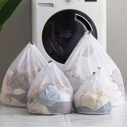 Laundry Bags Large Washing Bag Mesh Organiser Net Dirty Bra Socks Underwear Shoe Storag Wash Machine Cover Clothes 230721