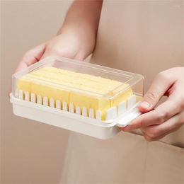 Plates Schnesland Plastic Butter Dish With Lid Keeper Container Storage Cutter Slicer Kitchen Tools