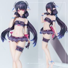 Anime Manga 26CM PHANTASY STAR ONLINE 2 es Annette Anime Sexy Girl PVC Action Figure Adult Model Toys 18+ doll Gifts