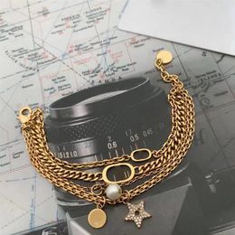 Fashion Charm Bracelets designer whole Crystal Stars Charming Bracelet Girls Gift Brand with High Quality Fast Delivery199f