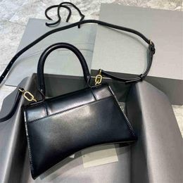 Women's Genuine Leather Handbag Letter Luxury Brand Design Crocodile Pattern Hourglass Bag Shoulder Crossbody 2021 FasACH1300K