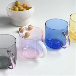 Wine Glasses Floriddle Borosilicate Mug Glass Heat-resistant Cup Drinkware Tea Juice Milk Coffee Home Water