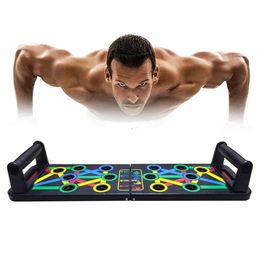 14 in 1 Push-Up Rack Board Training Sport Workout Fitness Gym Equipment Push Up Stand for ABS Abdominal Muscle Building Exercise 2269F