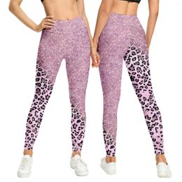 Women's Leggings Tie Dye Leopard Yoga Pants Sport For Women Gradient High Waist Push Up Sporty Legging Workout Fitness Leggins Tights