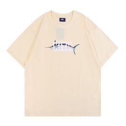 Kith Designer T Shirt Brand Kith T Shirt 24Ss Heavyweightt Shirt Rap Hip Hop Sweatshirt Kith Male Singer Wrld Tokyo Street Fashion Brand Kith Short Sleeve 284