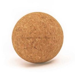 Yoga Ball Cork Massage Ball Gym Fitness Deep Tissue Therapy Balls 6cm 8cm 10cm 12cm wood Block lacrosse balls