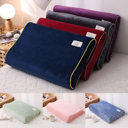 Pillow Case Cotton Latex Cover Memory Foam Pillowcase Cushion 30x5040x60cm Velvet for Bedroom 230721