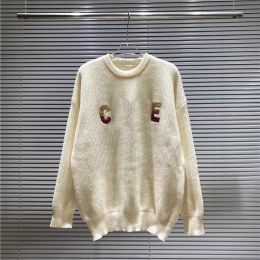 Дизайнерский свитер роскошные женские пуловер. Классическая буква мода осень и зимняя вершина с длинным рукавом шерсть в теплом размере S-2XL UW89278