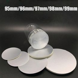 200pcs 95mm 96mm 97mm 98mm 99mm PE PET PP HDPE Glass Acrylic Bottle Induction Aluminum Foil Seals Aluminum Foil Gasket Pads200g