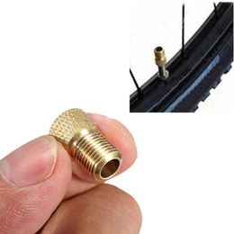 1000Pcs Lot Bicycle bike Wheel Valve Cap Presta to Schrader Valve Converter Tube Pump Tool Converter Bicycle Tyre Valve Adaptor227w