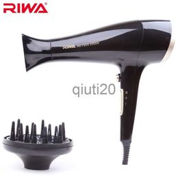 Electric Hair Dryer RIWA Light Weight Handle Hair Dryer 2200W High Power Hairdryer Styler Diffuser Styling Tool Low Noise Hair Blow Machine RC-7202 x0721