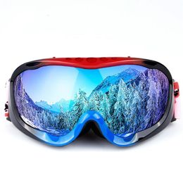 New full frame ski goggles Double anti-fog large spherical adult men women ski glasses Equipped with myopia288g