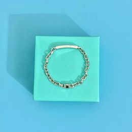 Hot Picking Brand's s925 Sterling Silver Bracelet Simple and Versatile Personalized QZ1H