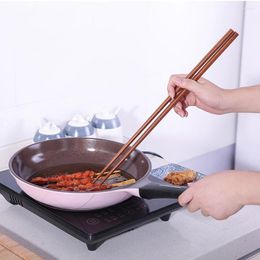 Chopsticks 32/42CM 1 Pair Lengthen Wooden Reusable Fried Pot Noodles Tableware Cooking Tools Kitchen Gadget Accessories