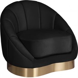 Whole Gold Frame Living room Furniture Round Backrest Practicable Metal lint Pure Colours for Home el reception286w