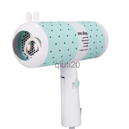 Electric Hair Dryer 220V 1000w Travel portable Floral electric hair dryer two gears adjustment mute Silicone insert 67x168x170mm x0721