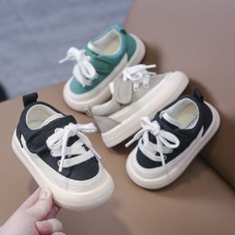 Sneakers Baby Girls Canvas Shoes Autumn Boys Sneakers Infant Toddler Shoes Outdoor Non-slip Soft-soled Children Kids Casual Shoes 230720