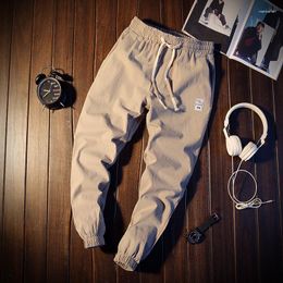 Men's Pants #5004 Black Grey Navy Spring Autumn Casual Pantalon Homme Korean Streetwear Slim Harem Pant Track Joggers Fashion Overalls