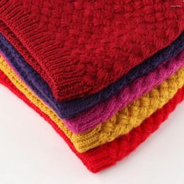 Scarves 50x20cm Women Girls Warm Winter Scarf Shawl Knit Neck Warmer Circle Wrap Cowl Loop Snood Knitting Wool Simple Pattern