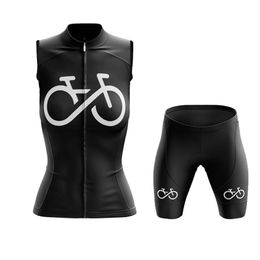 Cycling Jersey Sets Sleeveless Set Woman Cyclist Outfit Bicycle Wear Road Bike Vest Clothing Ladies Maillot velo femme 230721