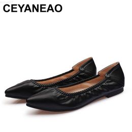 Dress Shoes CEYANEAOWomen's loafers pointed toe flat shoes for women comfortable non-slip shoes for women casual woman shoe sapatilha femini L230721