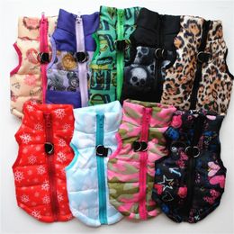 Dog Apparel Pet Clothes Puppy Outfit Vest Warm For Small Dogs Winter Windproof Pets Jacket Coat Chihuahua Costume