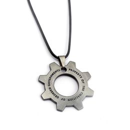Pendant Necklaces Fashion Jewelry Vintage Colors Hollow Gears Necklace Retro Carved For Boys260I