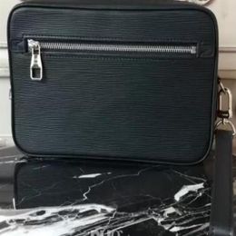real leather Kasai bag black Grey plaid brown mono palm wrists with mens handbags women Clutch CANVAS TOILETRY bags233k