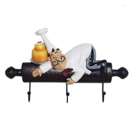 Hangers Wall Hanging Decoration Cute Chef Doll Rack Hook Hanger Suitable For Family Kitchen Restaurant