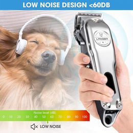 Trimmers Electrical Pet Clipper Machine Dog Grooming Kit Rechargeable Grooming Clippers Cat Cutter Machine Shaver Scissor Clipper