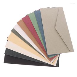 Gift Wrap 10pc Vintage Colored Blank Kraft Paper Envelopes Wedding Party Invitation
