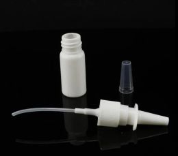 Bulk Pack of 50 Refillable Plastic Nasal Spray Bottles with Mist Sprayers