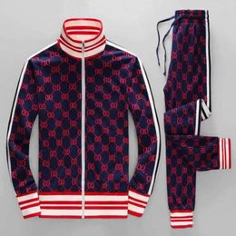 Tracksuits Mens Sportswear Tracksuit Sets Jackets Long Sleeves Sweat Suits With Letters Print Baseball Casual Men Sports Set