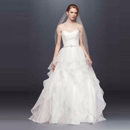 Lace and Organza Wedding Ball Gown with Beading