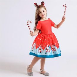 Baby Girl Clothes Kids Dresses for Girls Christmas Clothing Santa Claus Princess Dress New Year Party Children Cosplay Costume236w