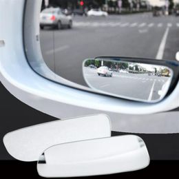 360 Frameless Blind Spot Mirror Car Styling Wide Angle HD Glass Convex Rear View Parking Mirrors259S