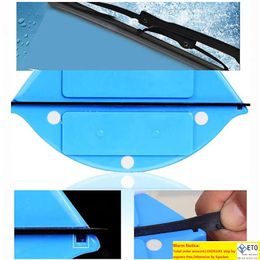 Magnetic Glass Cleaning Brush Window Cleaning Tool Plastic Wiper Double Side Brush Wipers Portable Household Window Cleaner VT03185843406 LL