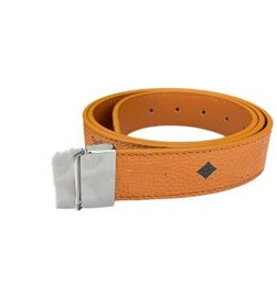 Quality Men's and Women's Colour Belt Two-Layer Cowhide Business Belt with Casual All-Match Trouser Belts Factory Wholesale