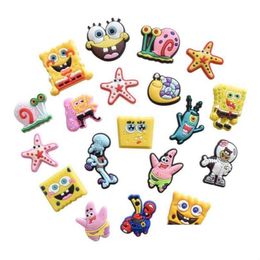 Shoe Parts Accessories Fast Delivery Cute 2D 3D Shoes Charms Pvc Clog Buckle Fashion Decorations Drop Dh Dhxbe
