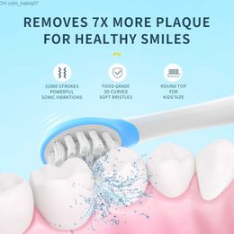 Toothbrush Seago SK3 Children's Acoustic Electric toothbrush Charging Soft Tongue Cleaning Intelligent Timer 3-12 years Z230721